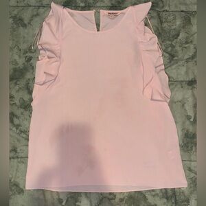 Silk pink dressy blouse
